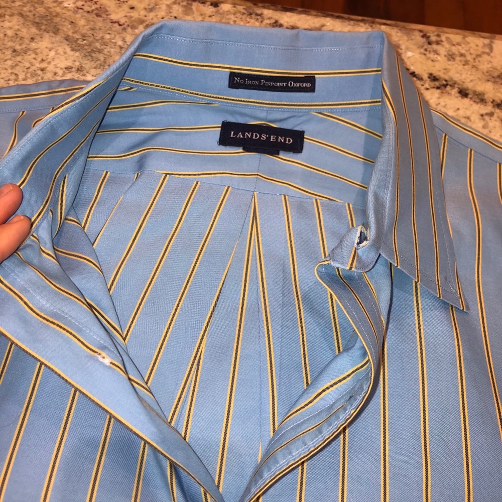 Landsend long sleeve button down